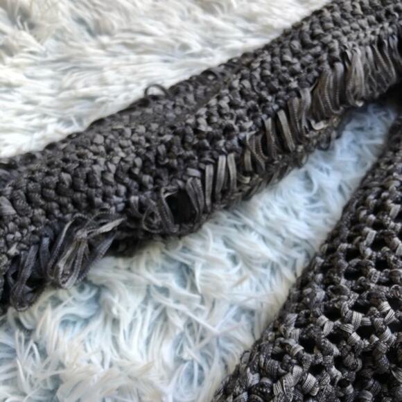 H&M gray twist knit boho jacket size 6 - Picture 5 of 7